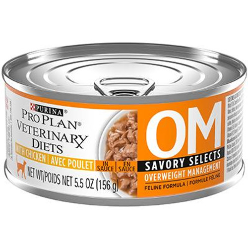 Purina Pro Plan OM Savory Selects Feline Formula Chicken - canned