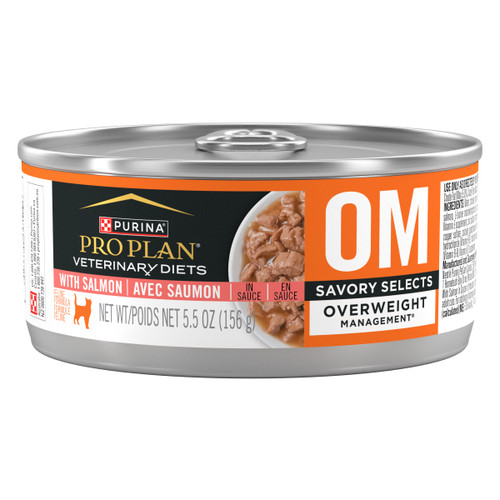 Purina Pro Plan OM Savory Selects Feline Formula Salmon - canned