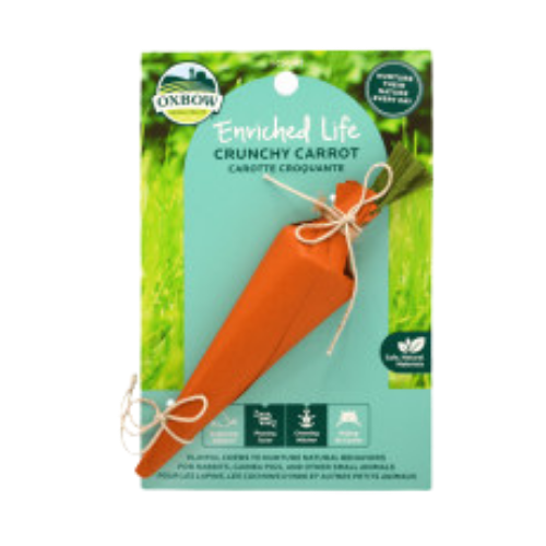 Oxbow Enriched Life Crunchy Carrot Small Animal Chew Toy 