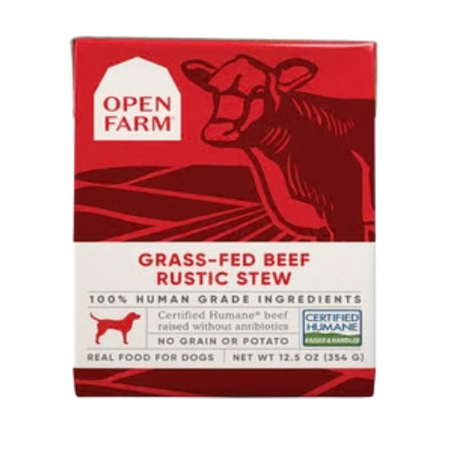 Open Farm Grass-Fed Beef Rustic Stew Wet Dog Food