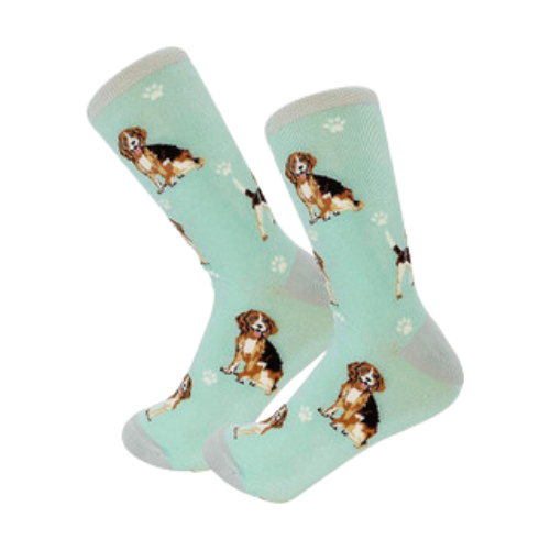 E & S Imports Pet Lover Socks Beagle Dog, Unisex, One Size Fits Most 