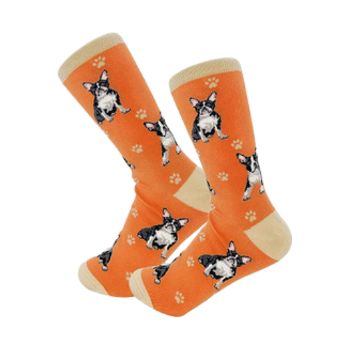 E & S Imports Pet Lover Socks Boston Terrier Dog, Unisex, One Size Fits Most 
