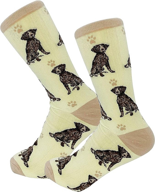 E & S Imports Pet Lover Socks German Shorthaired Pointer Dog, Unisex, One Size Fits Most 