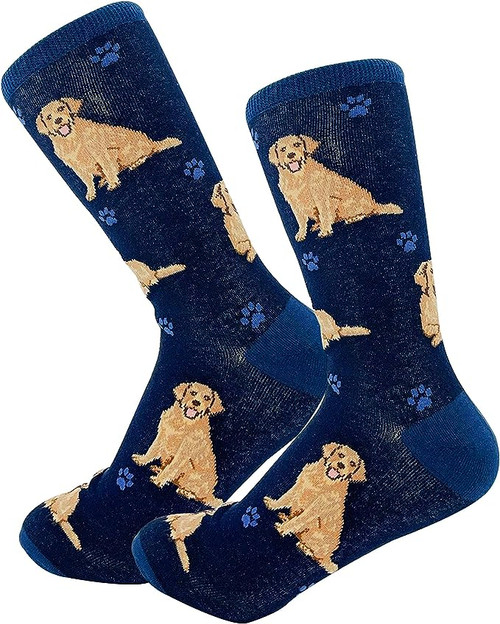 E&s Imports Pet Lover Socks Golden Retriever Dog, Unisex, One Size Fits Most 