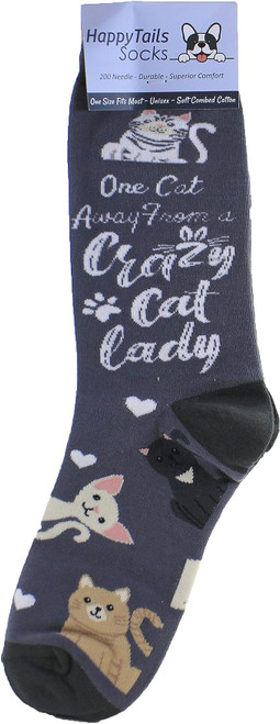 E&s Imports Pet Lover Socks Love My Cat, Unisex, One Size Fits Most 
