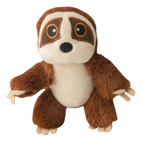 Snugarooz Baby Sasha the Sloth Plush Crinkle & Squeak Dog Toy 