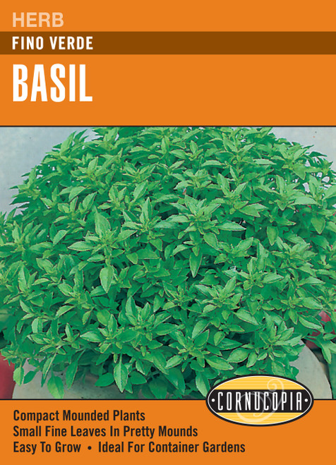Renee's Garden Fino Verde Basil Seeds 