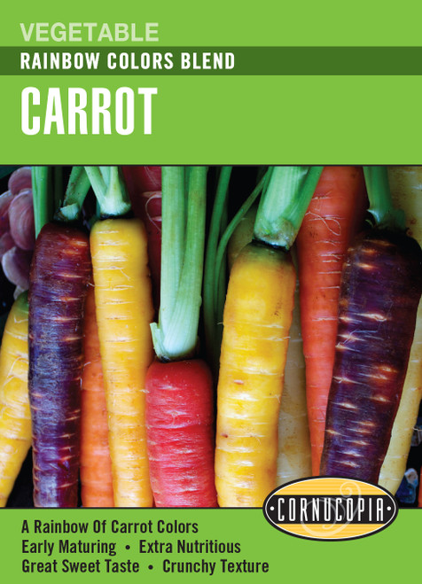 Renee's Garden Rainbow Colors Blend Carrot Seeds 