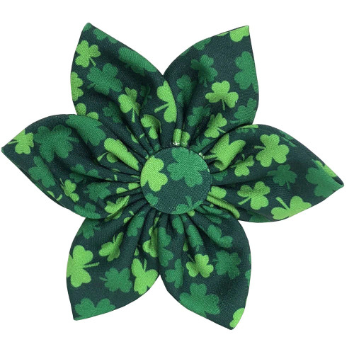 Huxley & Kent St. Patrick's Day Lucky Shamrock Pinwheel Collar Accessory 4 in