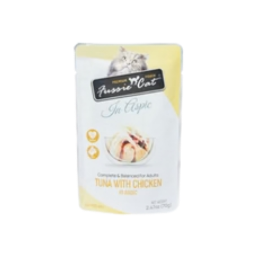 Fussie Cat Premium Tuna with Chicken in Aspic Wet Cat Food
