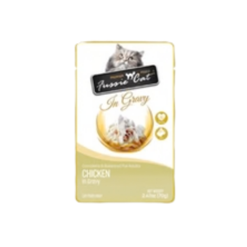 Fussie Cat Chicken with Gravy Wet Cat Food Pouch