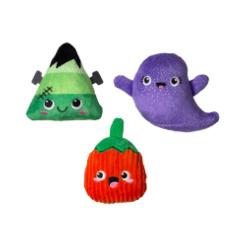 Pet Fringe Studio Halloween Spooky Squad Plush Dog Toys 3 pk