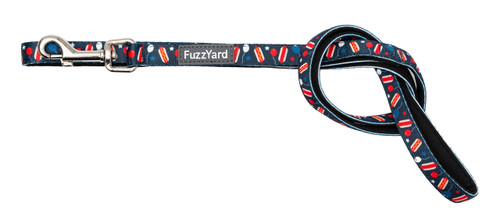 Fuzzyard Summer Festive BBQ Dog Leash 4.5 ft x 1 in