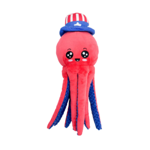 Fuzzyard Summer American Octopus Plush Dog Toy 