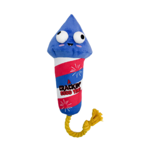 Fuzzyard Summer Crackin' Good Time Firecracker Plush Dog Toy 