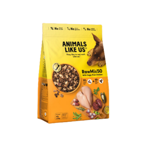 Animals Like Us RawMix50 with Freeze-Dried Cage-Free Chicken Dog Food