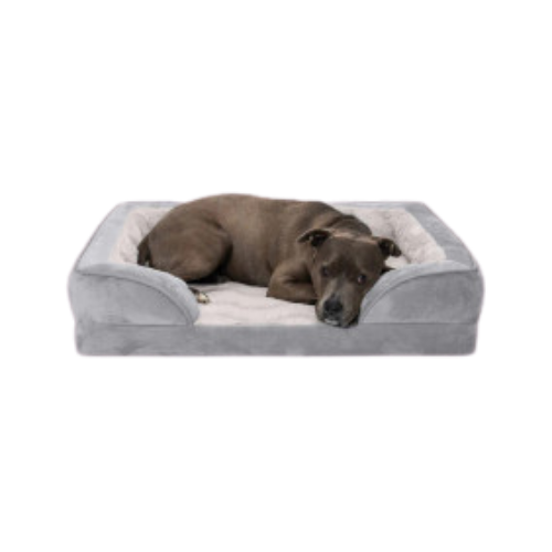 Furhaven Velvet Waves Perfect Comfort Orthopedic Pet Bed 27 x 36 in