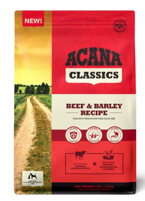 Acana Classics Beef & Barley Recipe Dry Dog Food
