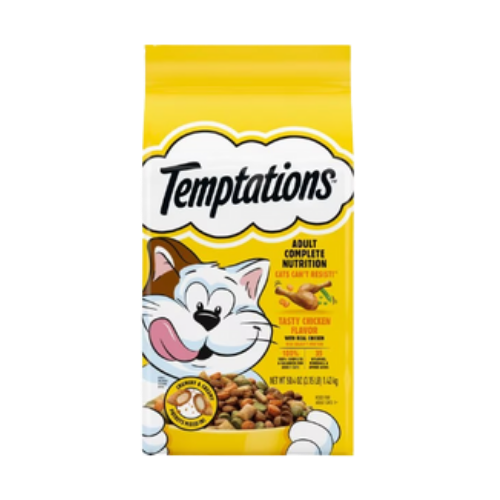 Whiskas Temptations Tasty Chicken Flavor Adult Dry Cat Food