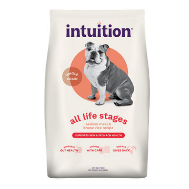 Intuition All Life Stages Salmon Meal & Brown Rice Sensitive Skin & Stomach Health Dry Dog Food