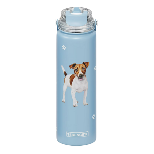 E & S Imports Serengeti Jack Russell Terrier Stainless Steel Water Bottle 24 oz