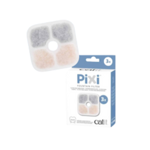 Catit Pixi Cat Drinking Water Fountain Filter Cartridges 3 pk