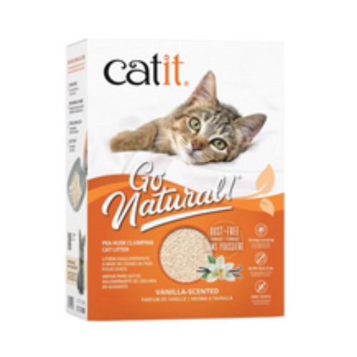 Catit Go Natural! Pea Husk Clumping Cat Litter Vanilla-Scented 15.43lb