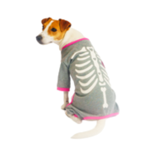 Silverpaw Halloween X-Ray Bones Pet Pajamas