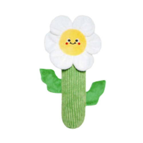 Hugsmart Spring Plush Daisy Dog Toy 12 in