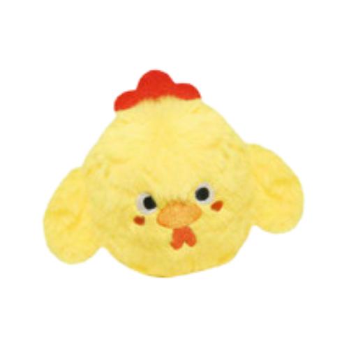 Hugsmart Spring Chick Plush Dog Toy 5.5 in
