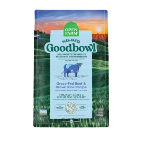 Open Farm Oven-Baked Goodbowl Grass-Fed Beef & Brown Rice Recipe for Dogs