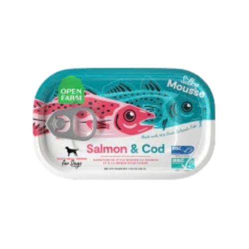 Open Farm Silky Mousse Salmon & Cod Food Topper for Dogs