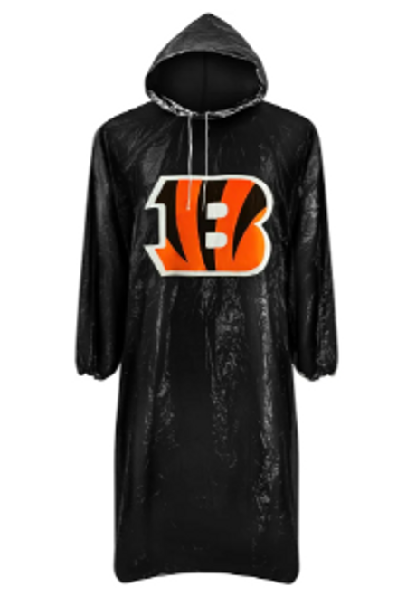 Pets First Cincinnati Bengals Basic Poncho for Humans 