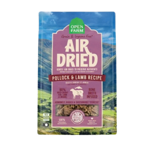 Open Farm Air Dried Pollock & Lamb Recipe for Dogs