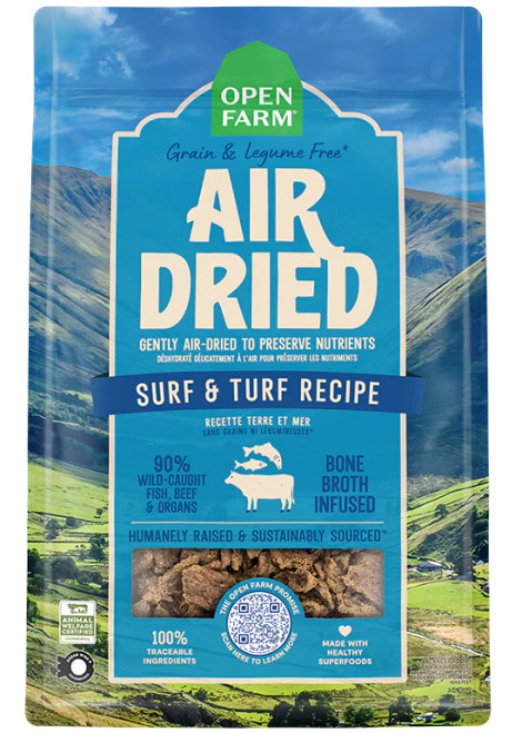 Open Farm Air Dried Surf & Turf Recipe for Dogs