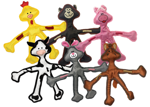 Incredipet Skele-Rope Dog Toy, Assorted 15 in