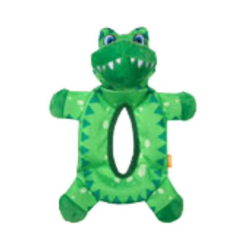 Growl Bruizers Gus the Gator Plush Dog Toy 15 in
