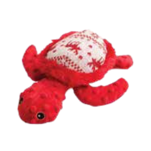 Snugarooz Holiday Merry the Turtle Plush Dog Toy 10 in