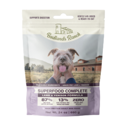Badlands Ranch Superfood Complete Lamb & Venison Formula Adult Air-Dried Dog Food