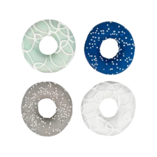 Bosco & Roxy Winter Wonderland Mini Donut Dog Cookie Treat, Assorted 