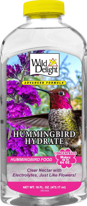 Wild Delight Hummingbird Hydrate Concentrate Clear Nectar Wild Bird Food 16 oz