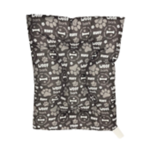 Pet Obsession Ruff-Woof-Bark-Pawprint Dog Bed 27 x 36 in