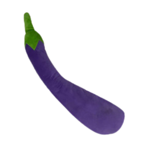 Petlou Eggplant Plush Dog Toy 29 in