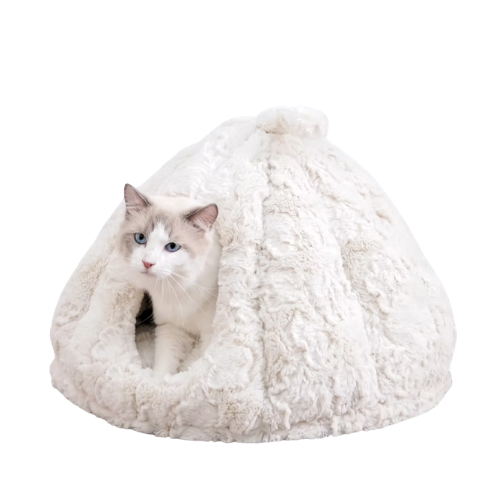 Petpals Rose Hut Calming Cat Bed 