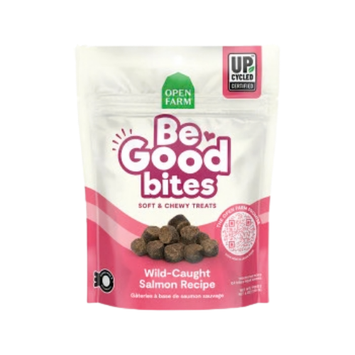 Open Farm Be Good Bites Wild-Caught Salmon Recipe Soft & Chewy Dog Treats 6 oz