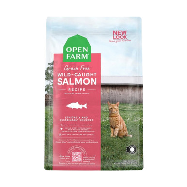 Open Farm Wild-Caught Salmon Recipe Grain-Free Dry Cat Food