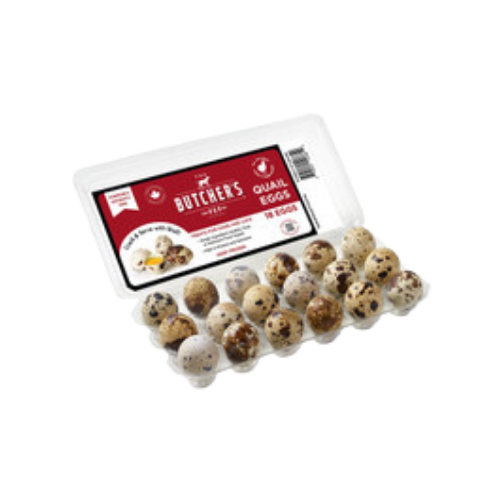 The Butcher's Pup Frozen Quail Eggs for Dogs & Cats 18 ct