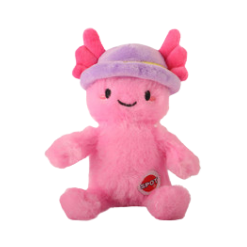 Spot Axolotl with Hat Plush Dog Toy, Assorted 6 in