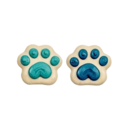 Bosco & Roxy Winter Mini Pawprint Dog Cookie Treat, Assorted 