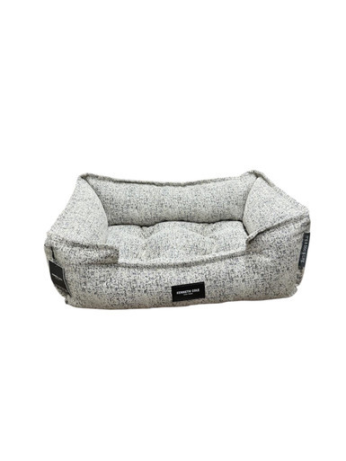 Kenneth Cole Gray Fleck Cuddler Pet Bed 28 in